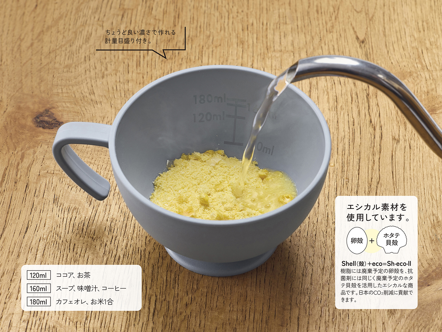 シェコル・目盛付き抗菌マグイメージ